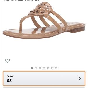 Sam Edelman almond patent leather sandals